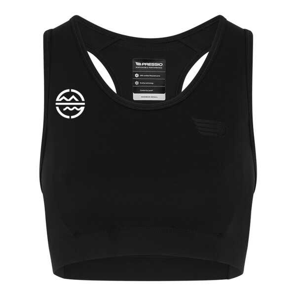 Women's Sustain Long Line Crop Bra Thumbnail